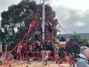 New Queenstown playground features climbing structures and flying fox